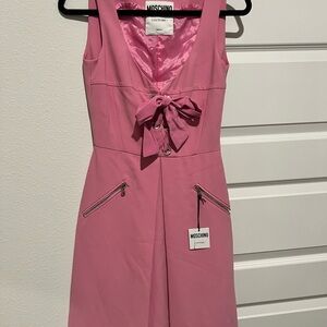 Moschino Vibrant Pink Mini Dress